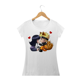 CAMISA FEMININA NARUTO E HINATA