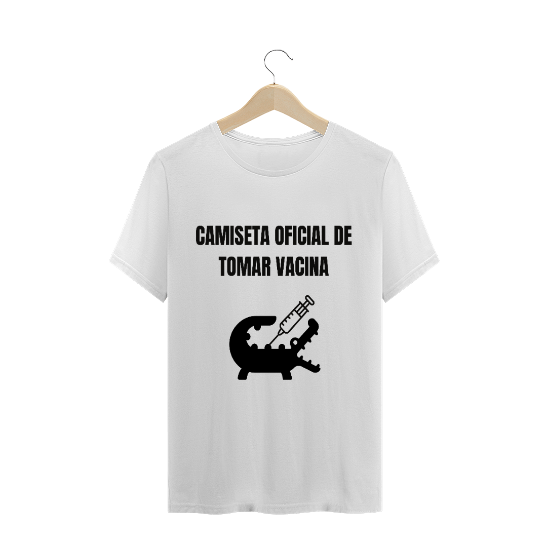 Nome do produto: Camiseta Oficial de Tomar Vacina
