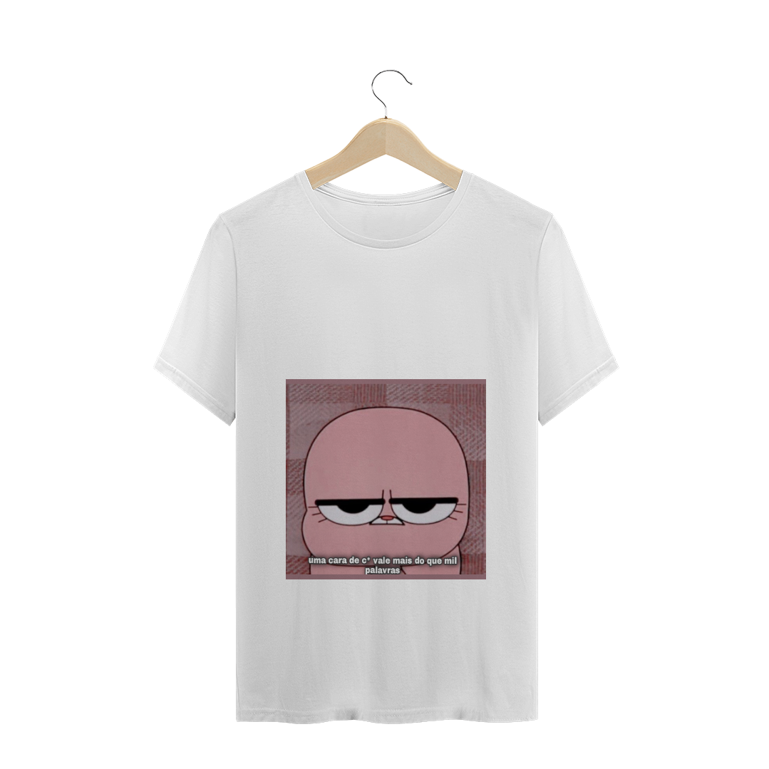 Nome do produto: t-shirt cara de cu