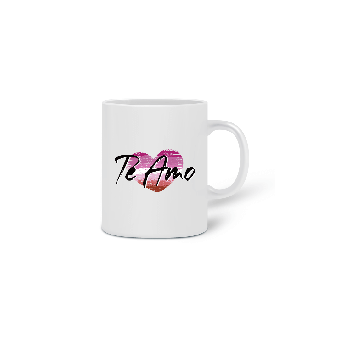 Nome do produto: Caneca Te Amo Lesbian