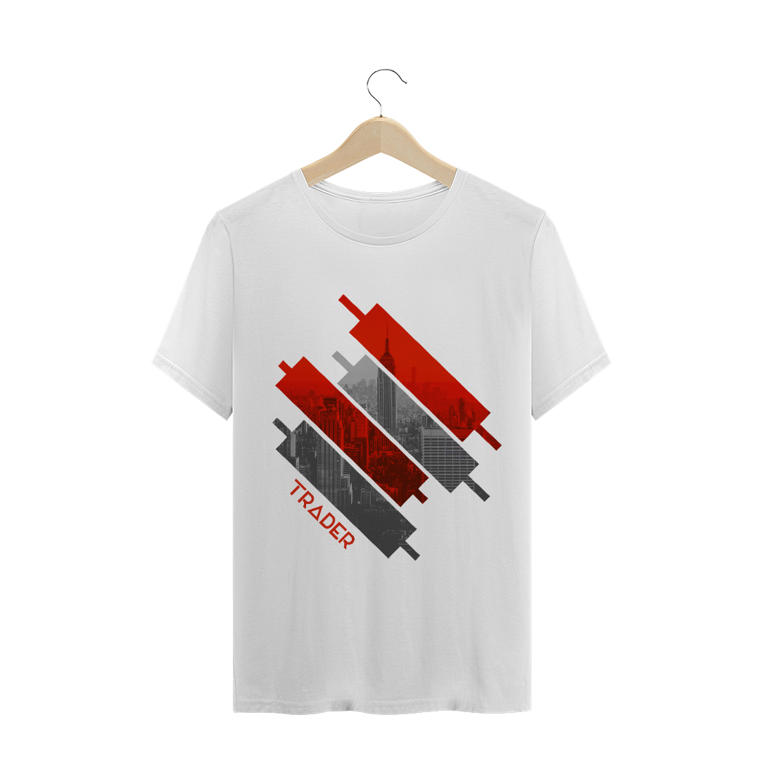 Camiseta Candles walll street ao fundo