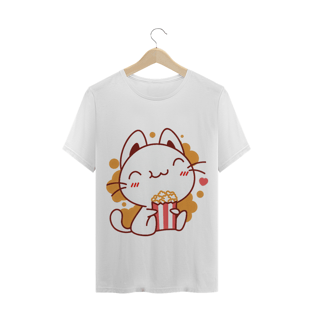 Nome do produtoCamiseta gato com Pipoca (gatos)