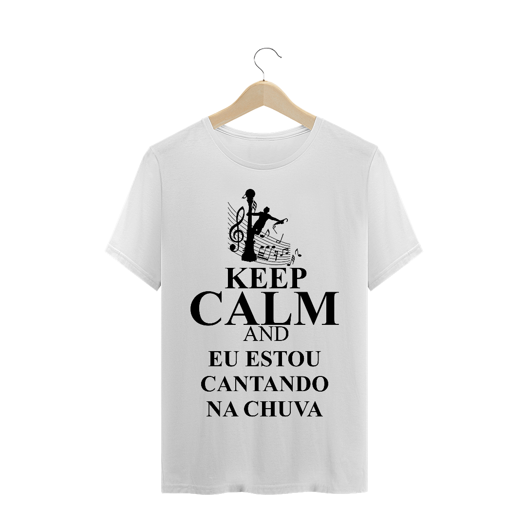 Camiseta Masculina Cantando na Chuva