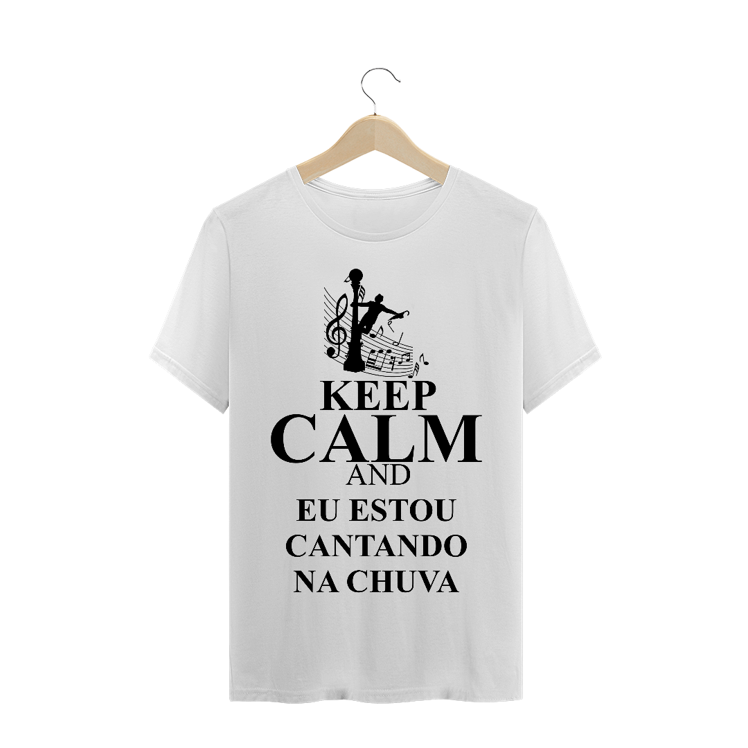 Nome do produto: Camiseta Masculina Cantando na Chuva