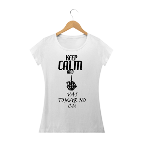 Nome do produto  Camiseta Feminina Vai Tomar no cú