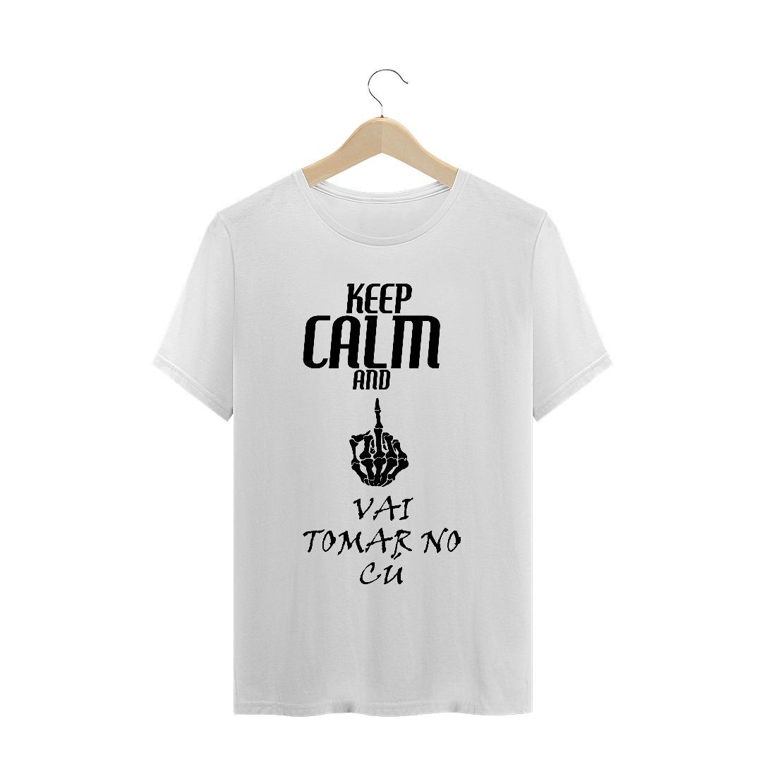 Nome do produto: Camiseta Masculina Vai tomar no cú