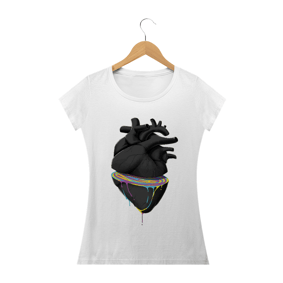 Blusa Coração Abstrato Feminina