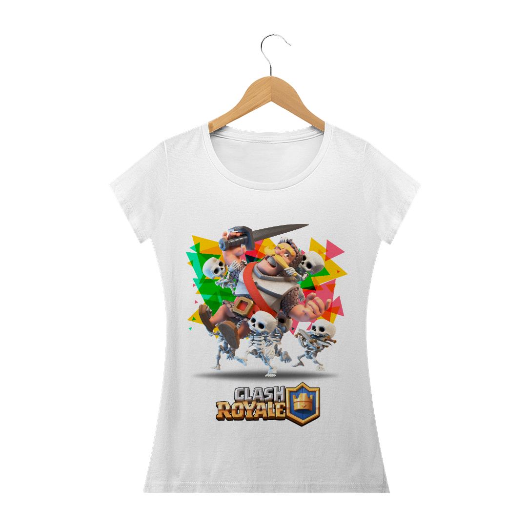 Camiseta Feminina Clash Royale 1