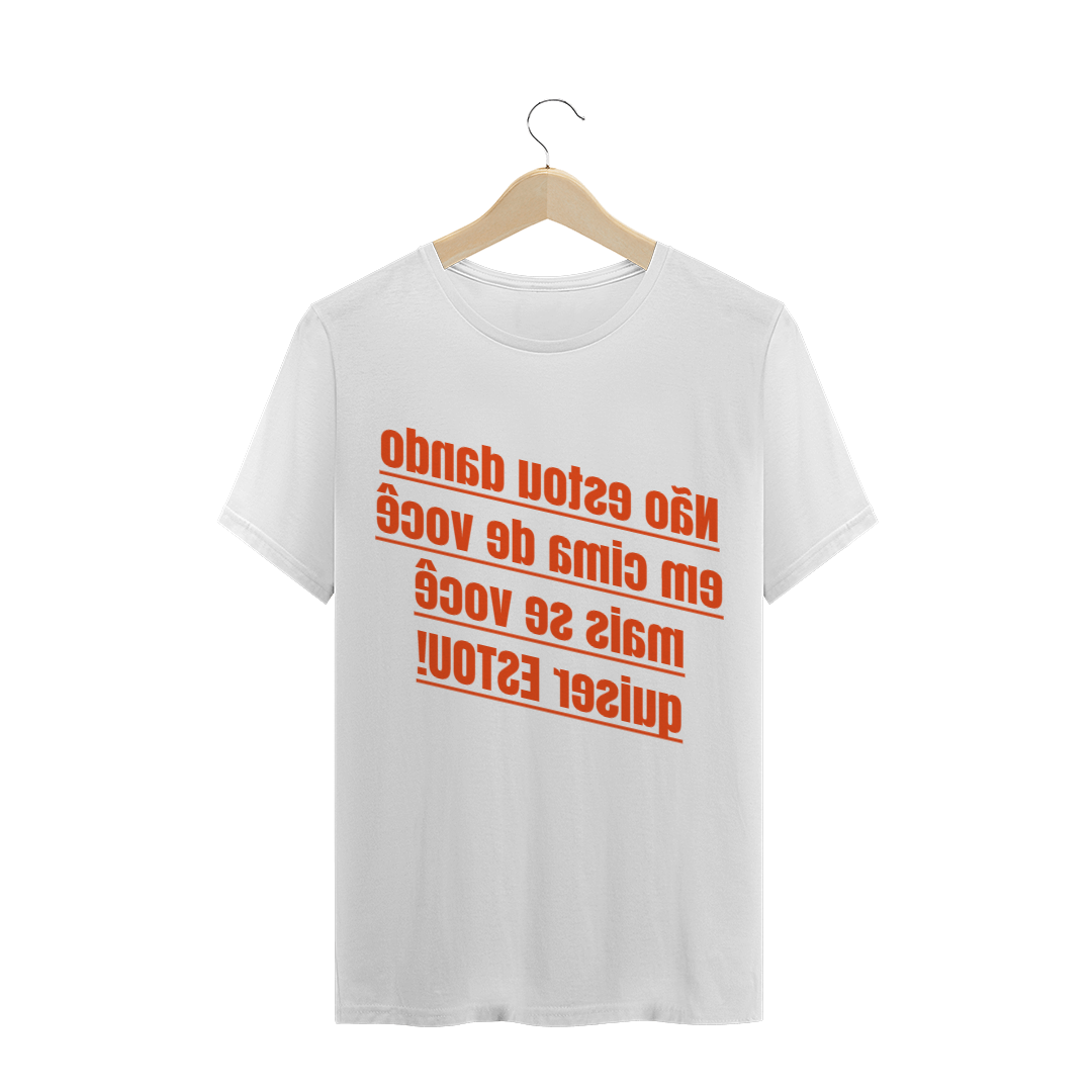 Nome do produto: Camiseta com Frase\