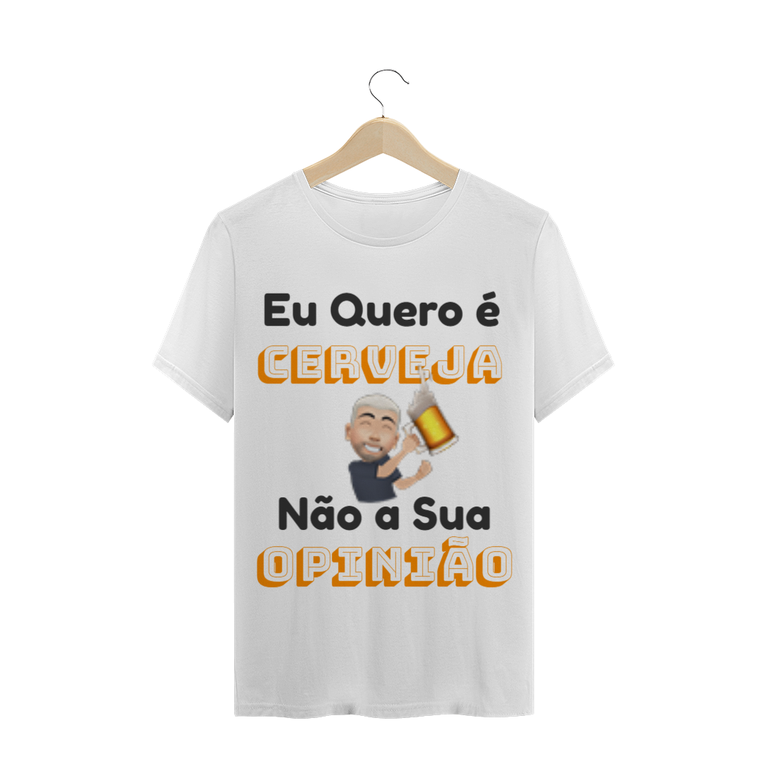 Nome do produto: Camiseta com Frase de Cervaja