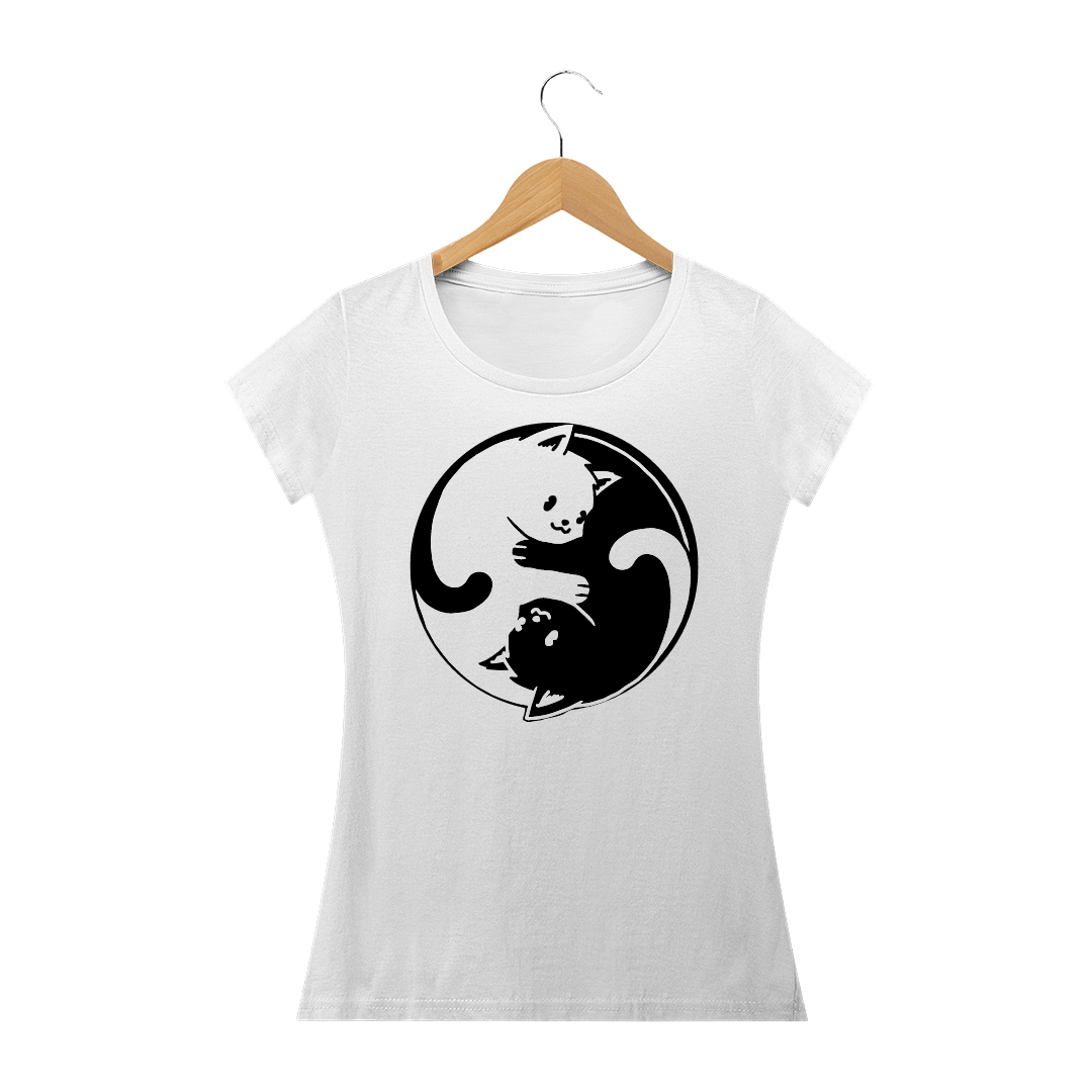 Nome do produto: Camiseta Gatinho Infinito