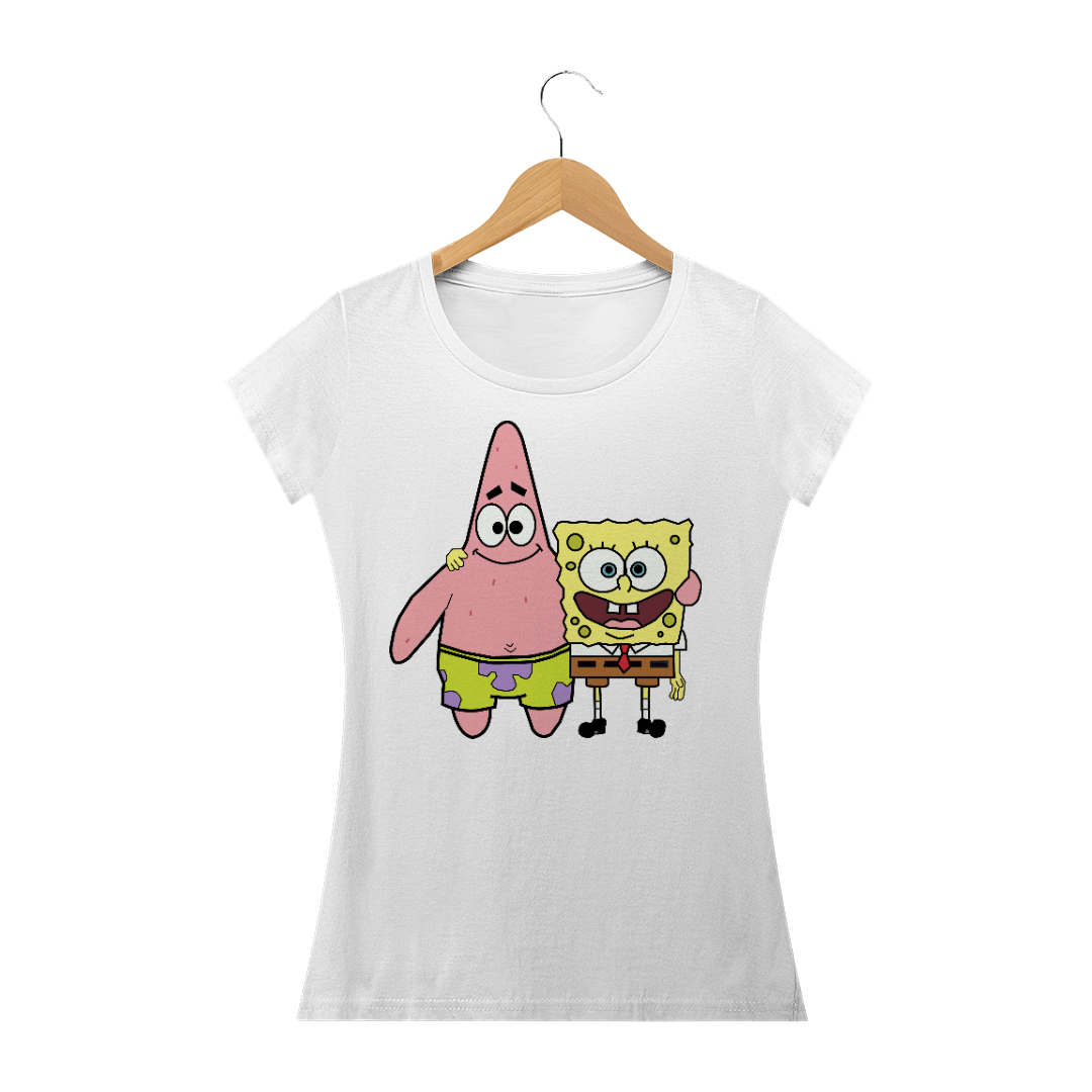 Nome do produto: Camisa Bob Epsonja e Patrick Feminina