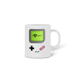 CANECA GAMEBOY I LOVE YOU 