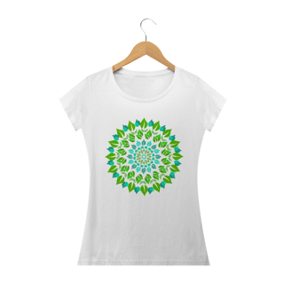 Nome do produto BABY LONG MANDALA VERDE FOLHAS