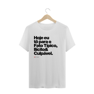 Nome do produto#01 - Hoje eu tô - Branco