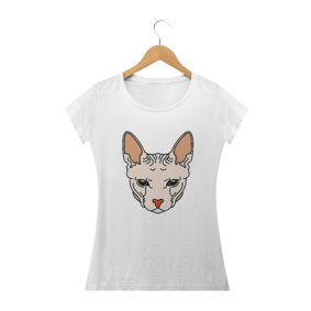 Blusa Gato Sphynx Feminina