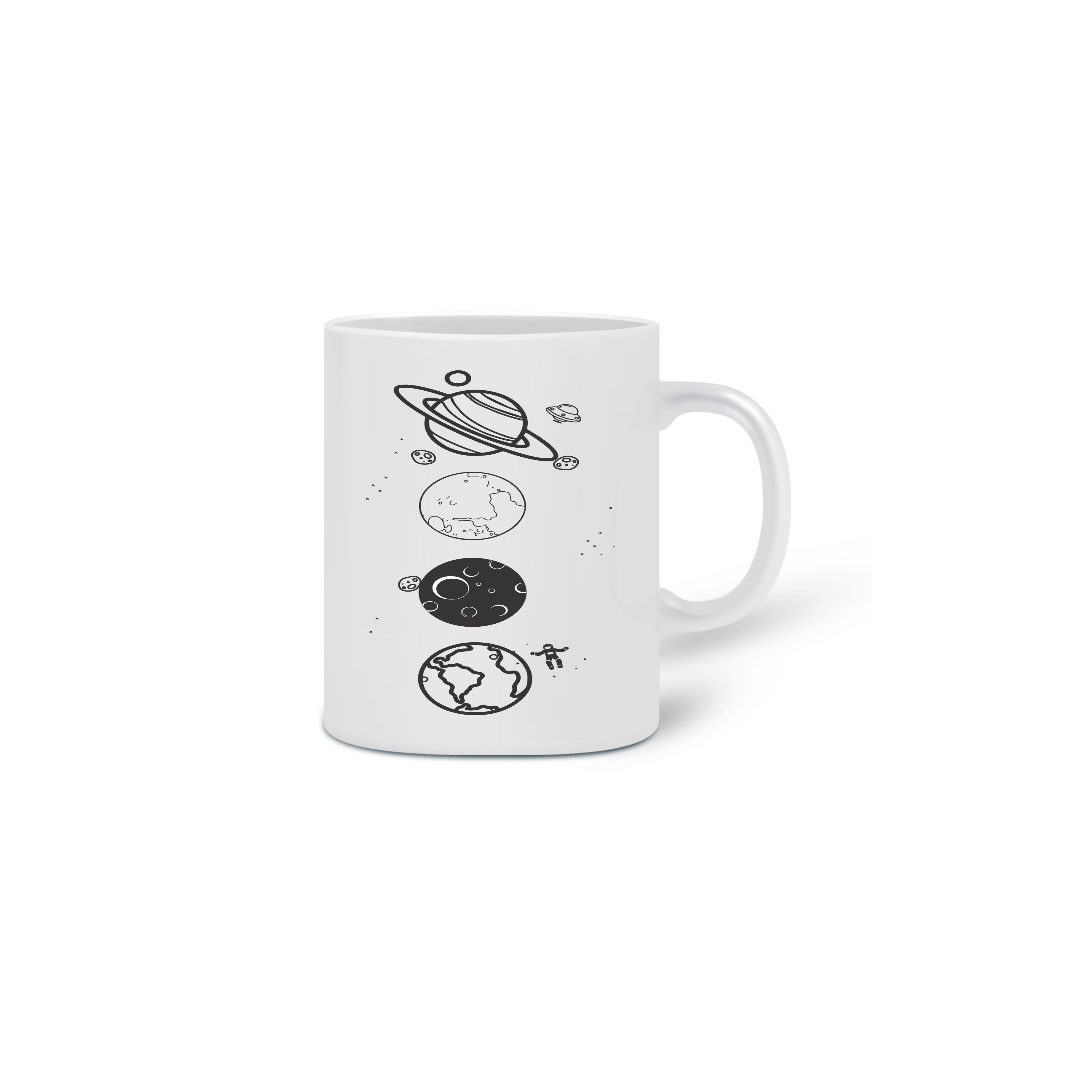 Nome do produto: Caneca Espaço