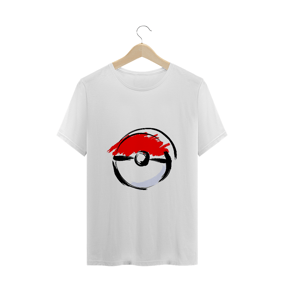 Camisa Branca - Pokeball (Geek Store)