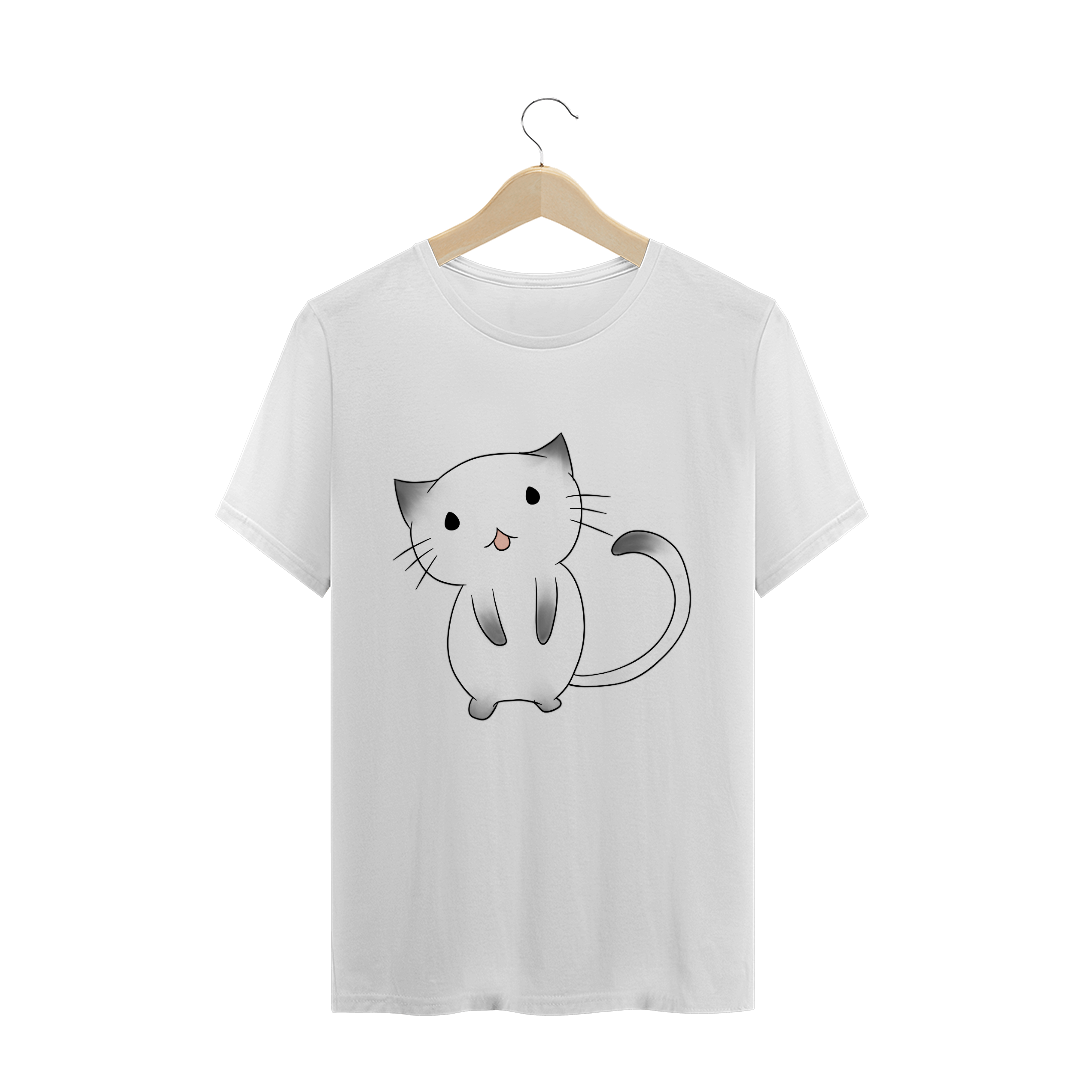 Nome do produto: Camiseta Gatinho Feliz (gatos)