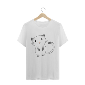 Camiseta Gatinho Feliz (gatos)