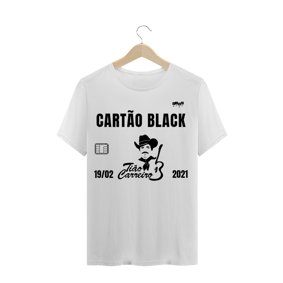 TSHIRT MASCULINA VIBEROÇA - CARTAO BLACK