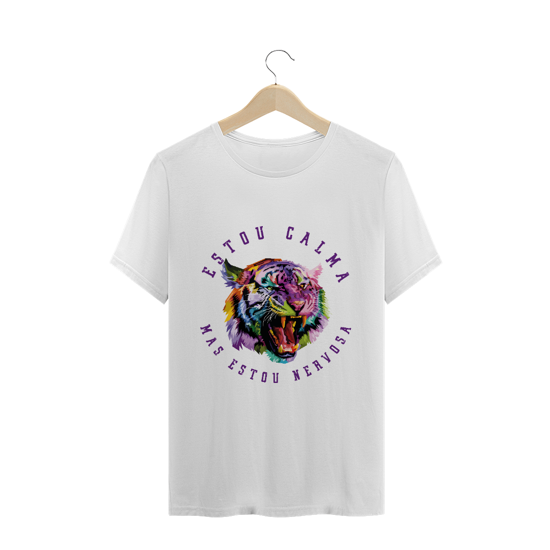 Nome do produto: Camiseta estou calma mas estou nervosa