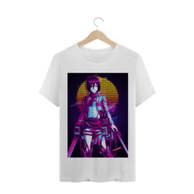 Camiseta - Mikasa Neon Retrô
