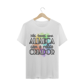 CAMISETA Frase Bíblica - Aliança com o Criador // cristã