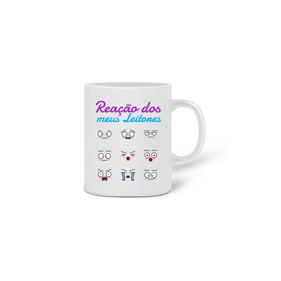 CANECA REAÇÃO LEITORES
