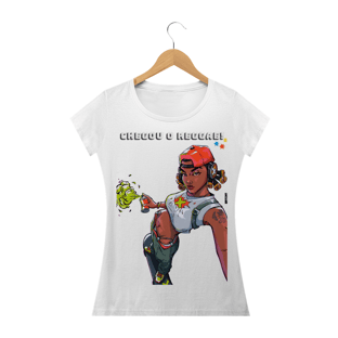 Nome do produtoCamiseta Feminino CHEGOU O REGGAE! Raze