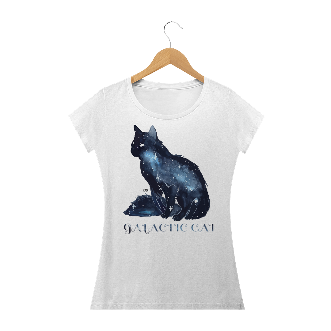 Nome do produto: Baby Look Galactic Cat Life Is Good