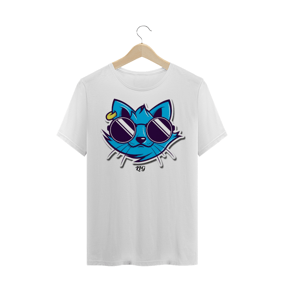 Camisa Masculina Punk Cat Life Is Good
