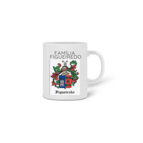CANECA BRASÃO FAMÍLIA FIGUEIREDO