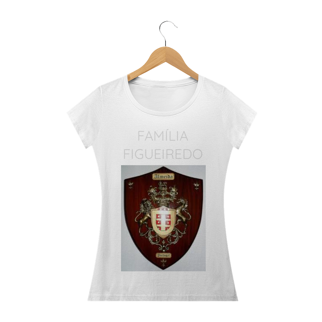 Nome do produto: CAMISETA BRASÃO FAMÍLIA FIGUEIREDO