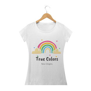 Nome do produtoCamiseta Baby Quality, True Colors - Nox