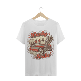Nome do produtoCamiseta Lucky Strike Carro Retrô
