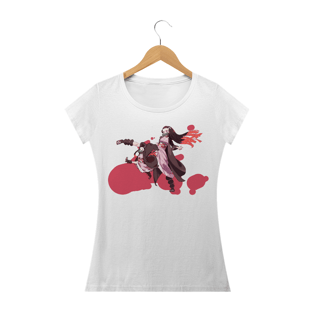 Nome do produtoCamiseta Feminina Kimetsu No Yaiba - Nezuco