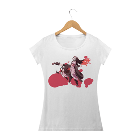Camiseta Feminina Kimetsu No Yaiba - Nezuco