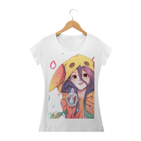 Camiseta Feminina Anime No Game No Life