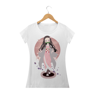 Nome do produtoCamiseta Feminina Kimetsu no Yaiba - Nezuco