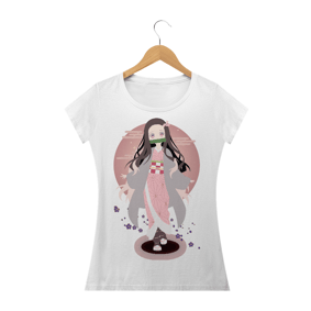 Camiseta Feminina Kimetsu no Yaiba - Nezuco