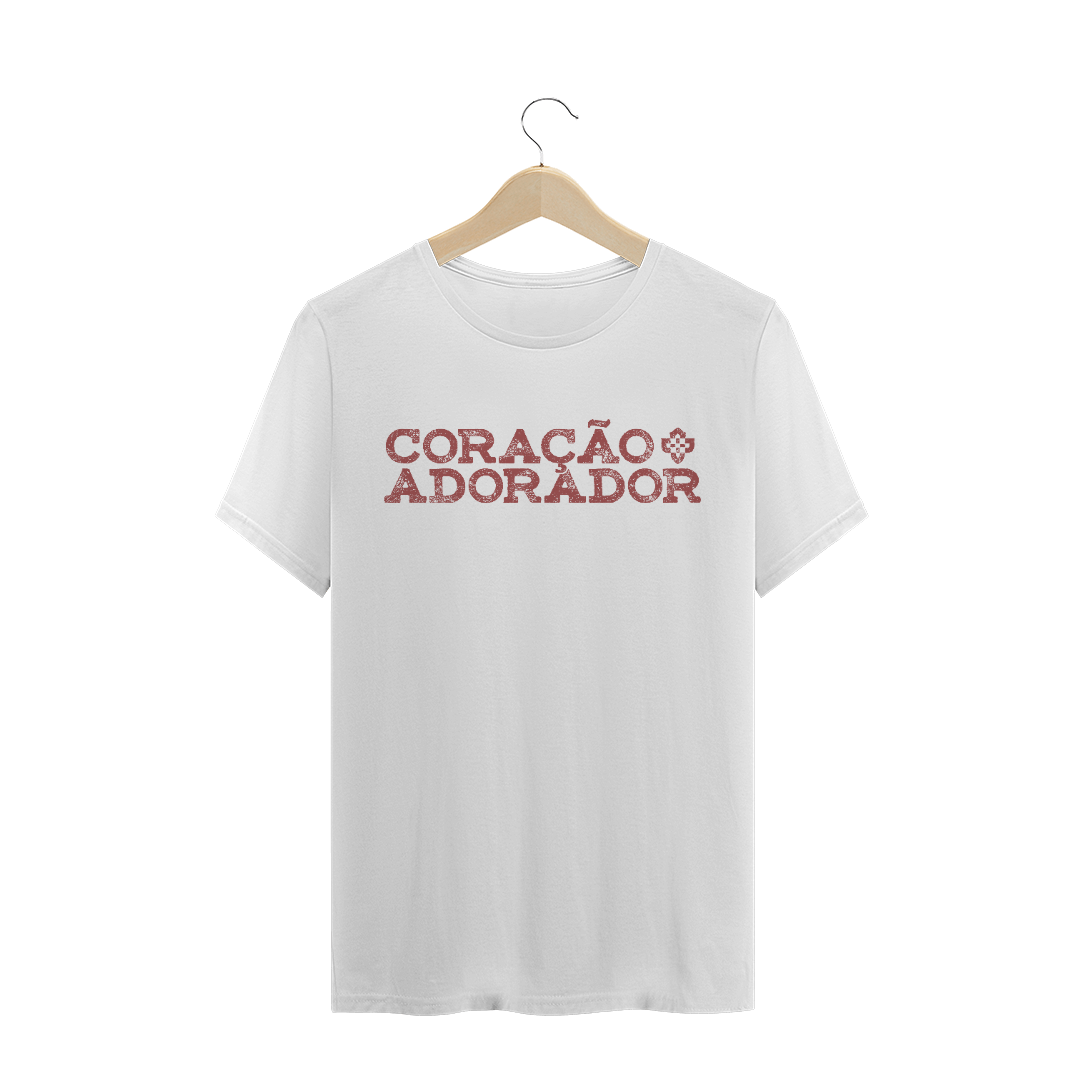Nome do produto: Camiseta Masculina Coração Adorador