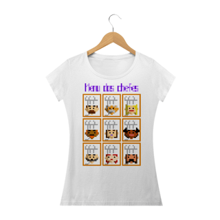 Baby Look Menu dos Chefes (Pixel Art)