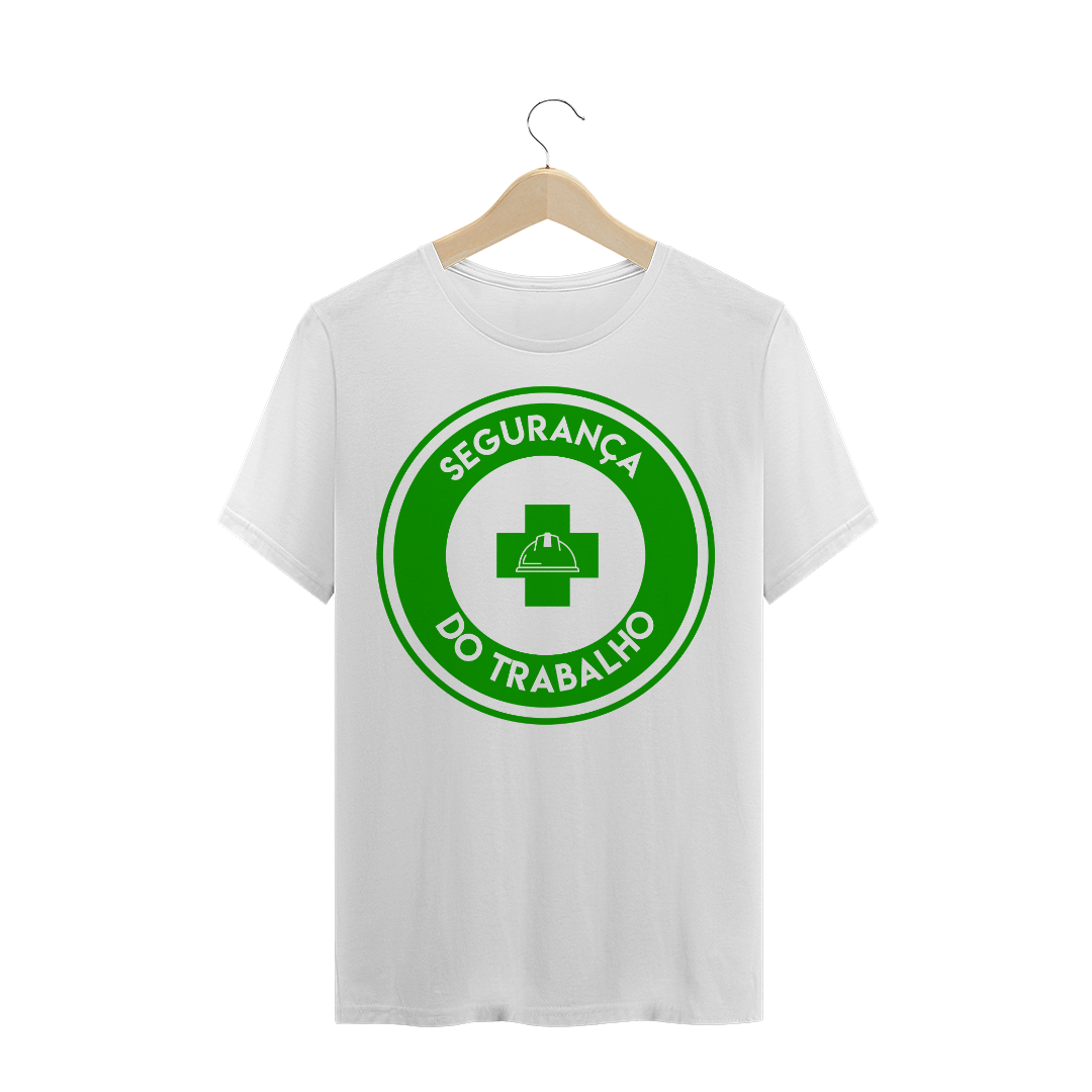Nome do produto: Camiseta Segurança do Trabalho Logo com Capacete