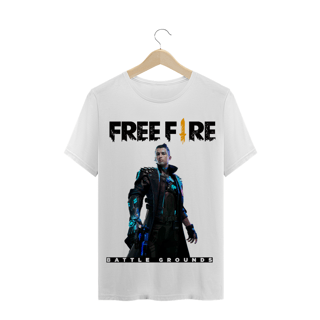 Camiseta Free fire CR7 Adulto Branca