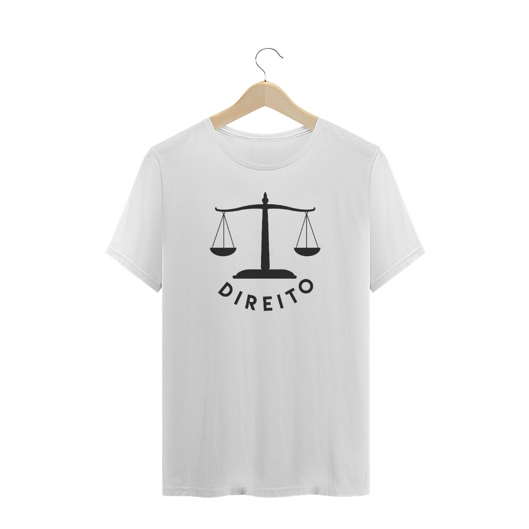 Nome do produto: Camiseta Direito Estampa Preta