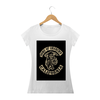 Nome do produto Camisa Baby Long Feminina - SONS OF ANARCHY - PROMOÇÃO DE INAUGURAÇÃO DE 59,90 POR APENAS 45,69