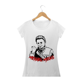 Nome do produto  Michael Myers Camiseta Branca 