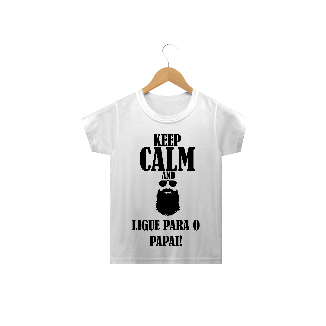 Camiseta Infantil Ligue para o Papai