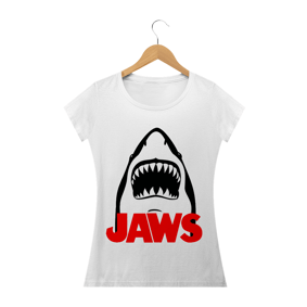 Nome do produto  Camiseta JAWS Branca